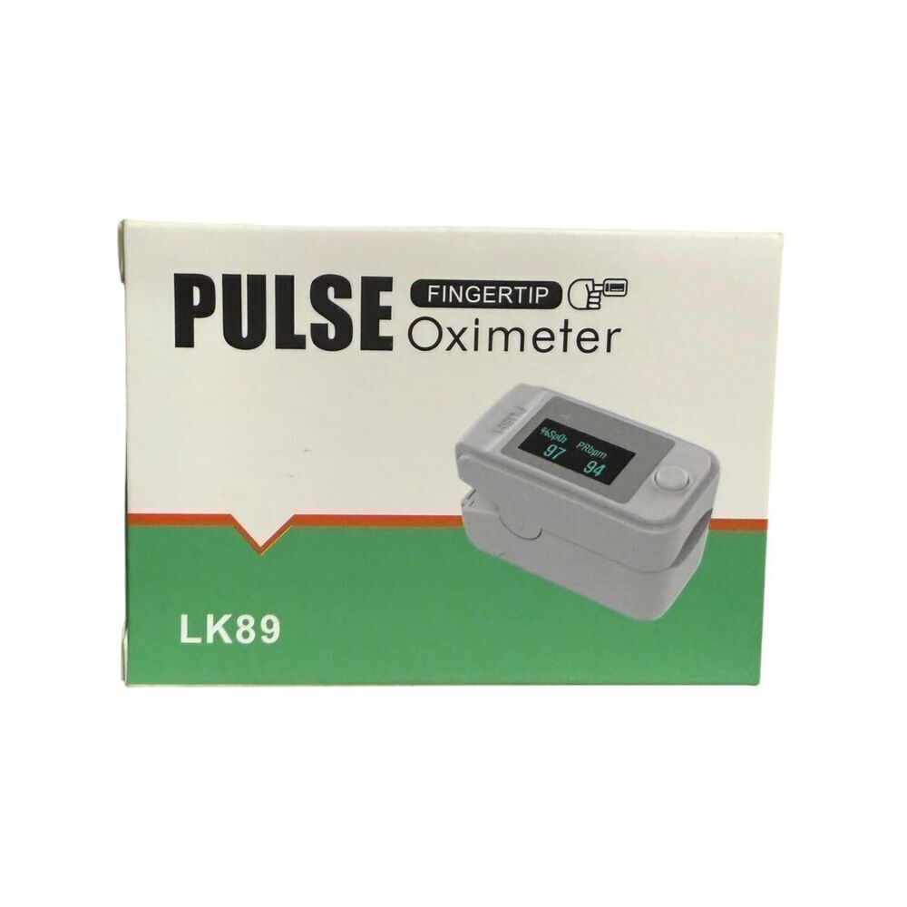 Pulse Fingertip Oximeter Blood Oxygen Saturation Heart Rate Monitor LK89 NEW
